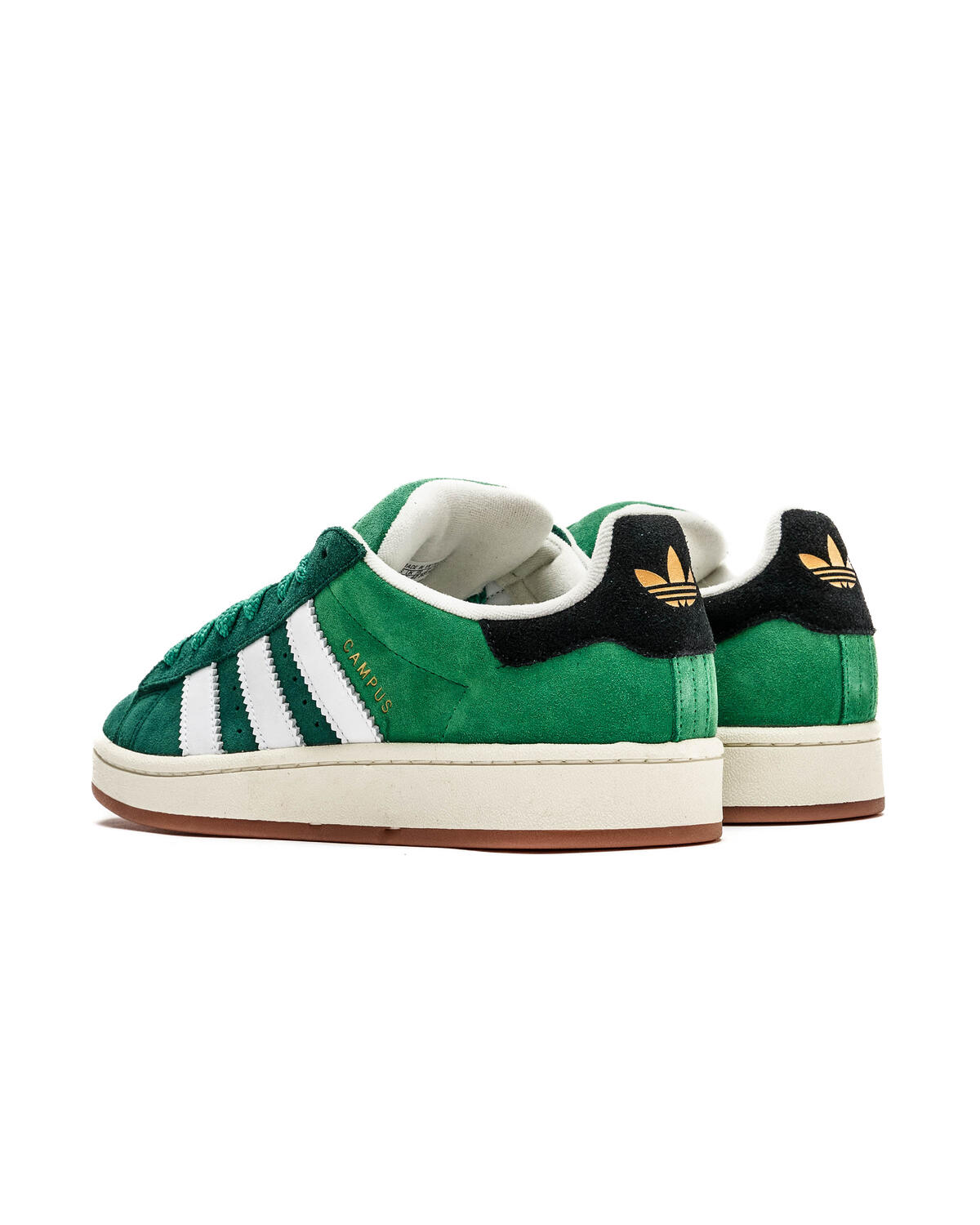 Green adidas hot sale campus sneakers